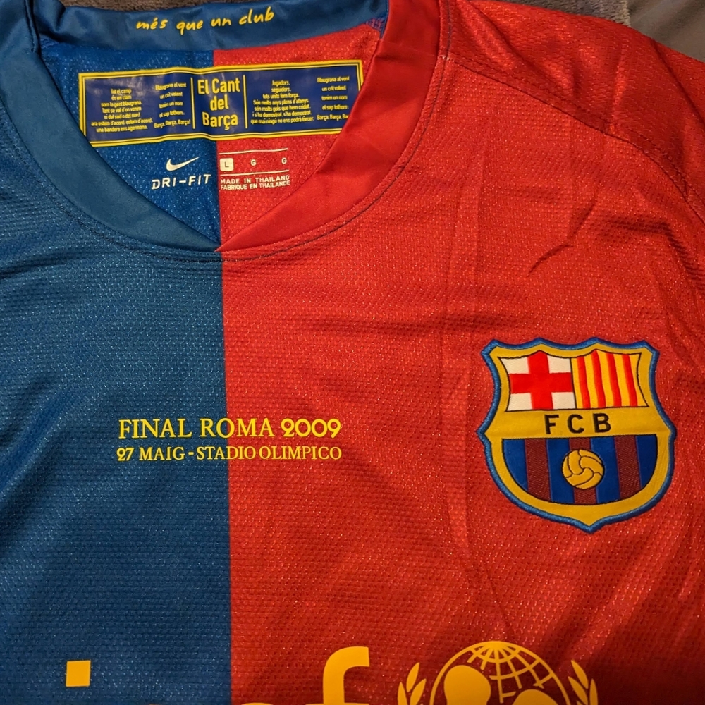 FC Barcelona Thierry Henry #14 Jersey Champions League Final 2009 - Picture 3 of 4